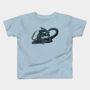 Alien yoga Kids T-Shirt